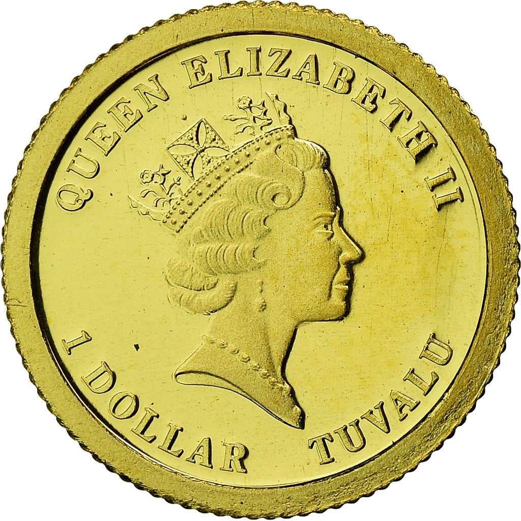 Coin, Tuvalu, Elizabeth II, Hippocampe, Dollar, 2010, CIT, Proof, MS(65-70)