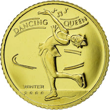 Coin, Mongolia, Dancing Queen, 1000 Tugrik, 2006, Proof, MS(65-70), Gold