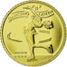 Coin, Mongolia, Dancing Queen, 1000 Tugrik, 2006, Proof, MS(65-70), Gold