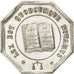 France, Notary, Token, MS(63), Silver, Lerouge #381, 12.33