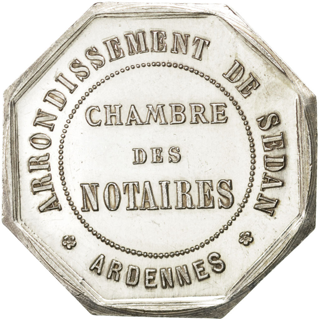 France, Notary, Token, MS(63), Silver, Lerouge #381, 12.33