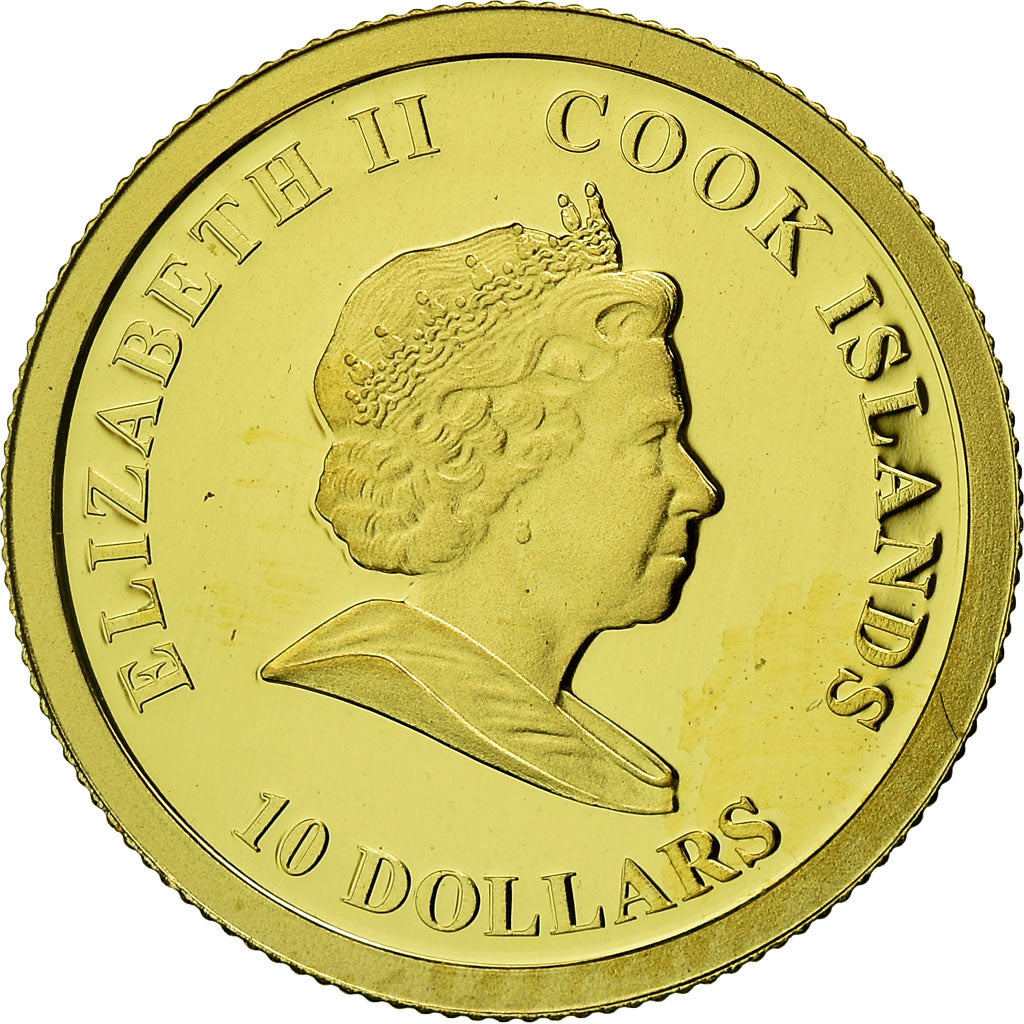 Münze, Cookinseln, Elizabeth II, Martin Luther King, 10 Dollars, 2010, CIT