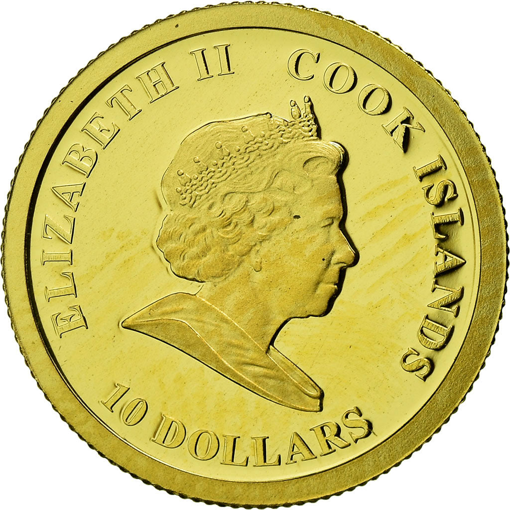 Coin, Cook Islands, Elizabeth II, Gorch Fock, 10 Dollars, 2008, CIT, Proof