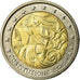 Italy, 2 Euro, European Constitution, 2005, AU(55-58), Bi-Metallic, KM:245