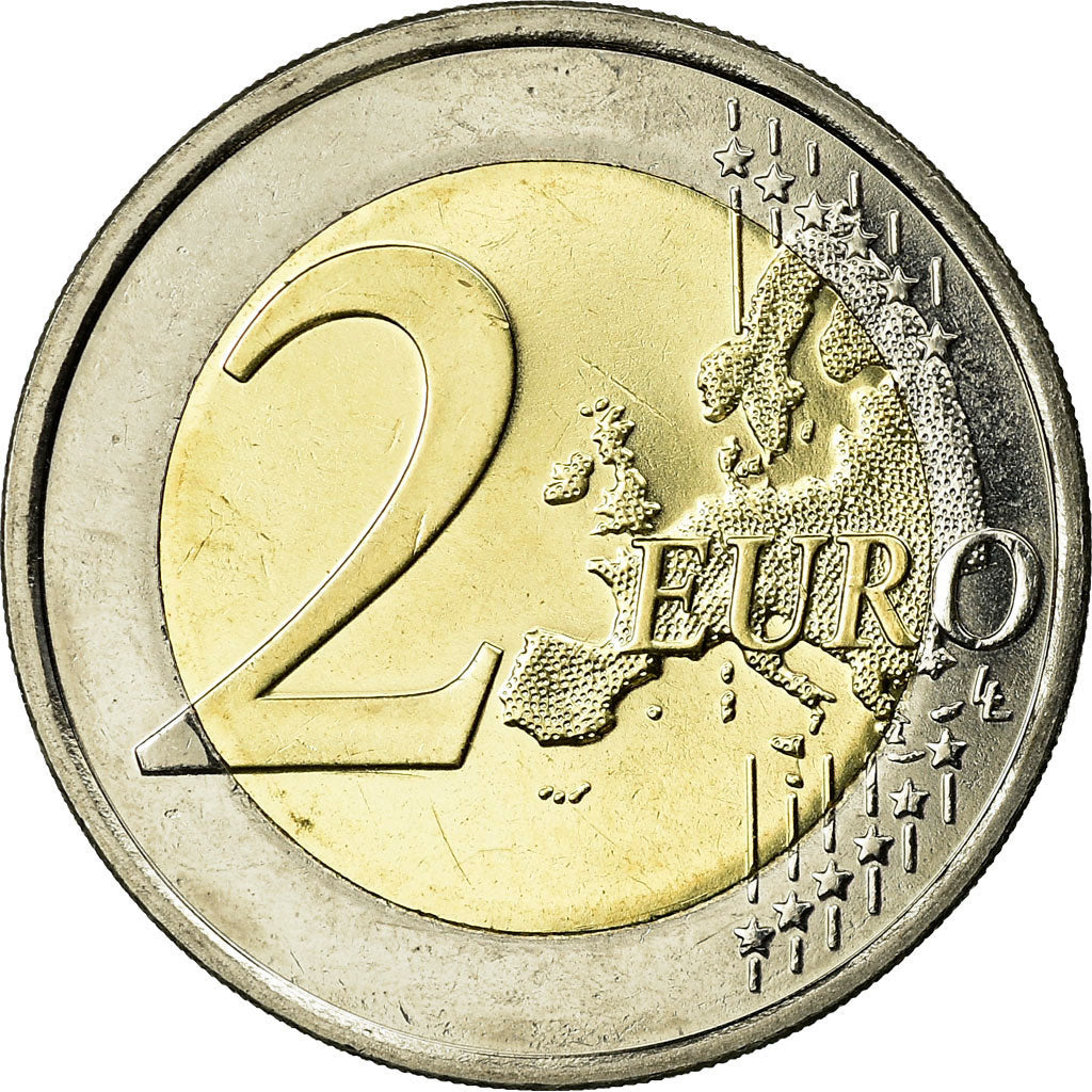 Finland, 2 Euro, Bank of Finland, 200th Anniversary, 2011, Colorised, PR