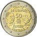 França, 2 Euro, Traité de l'Elysée, 2013, AU(55-58), Bimetálico, KM:2094