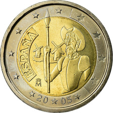 Spain, 2 Euro, Don Quichotte, 2005, MS(63), Bi-Metallic, KM:1063