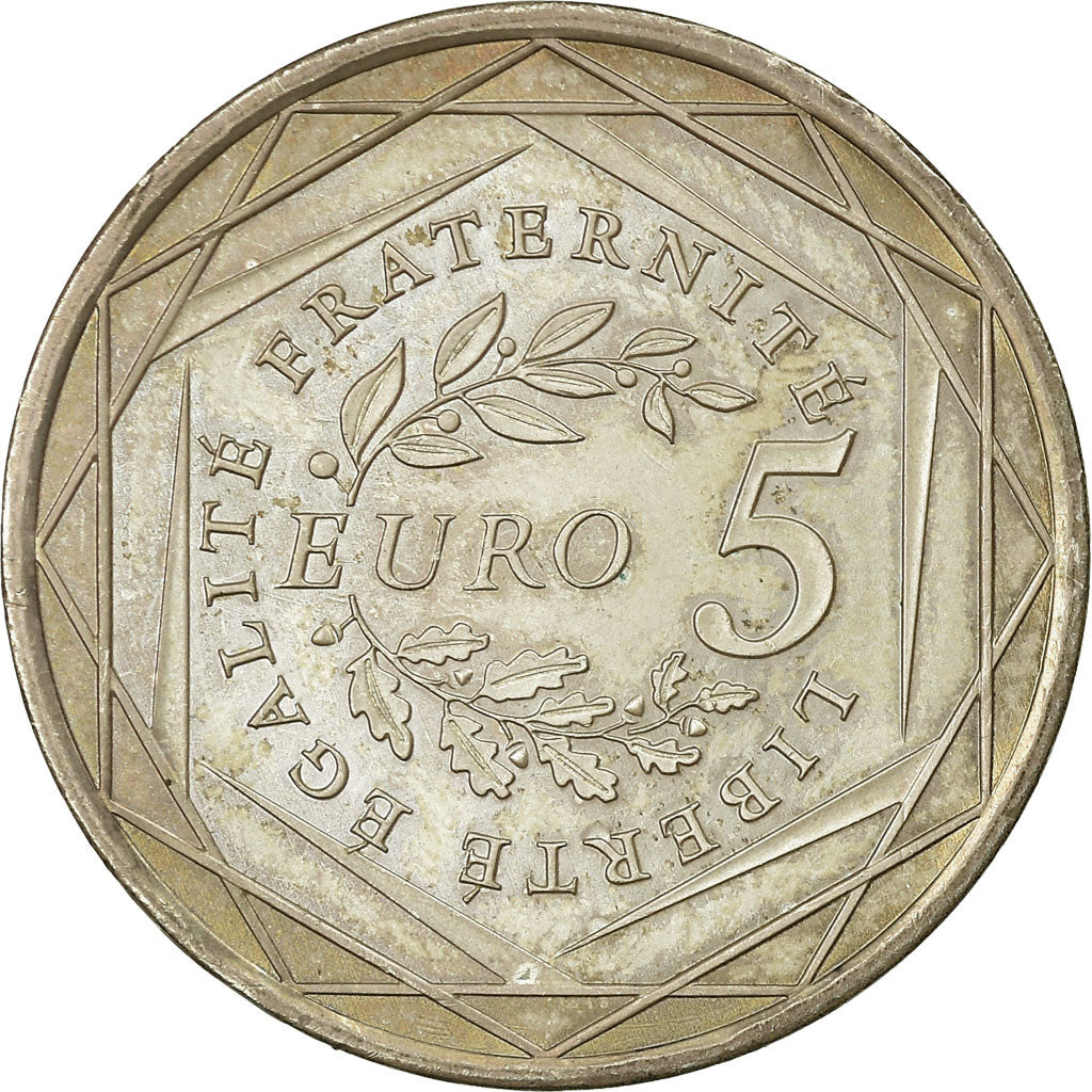 Francia, 5 Euro, 2008, BB, Argento, Gadoury:EU287, KM:1534