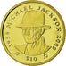 Coin, Sierra Leone, Mickael Jackson, 10 Dollars, 2009, Proof, MS(65-70), Gold