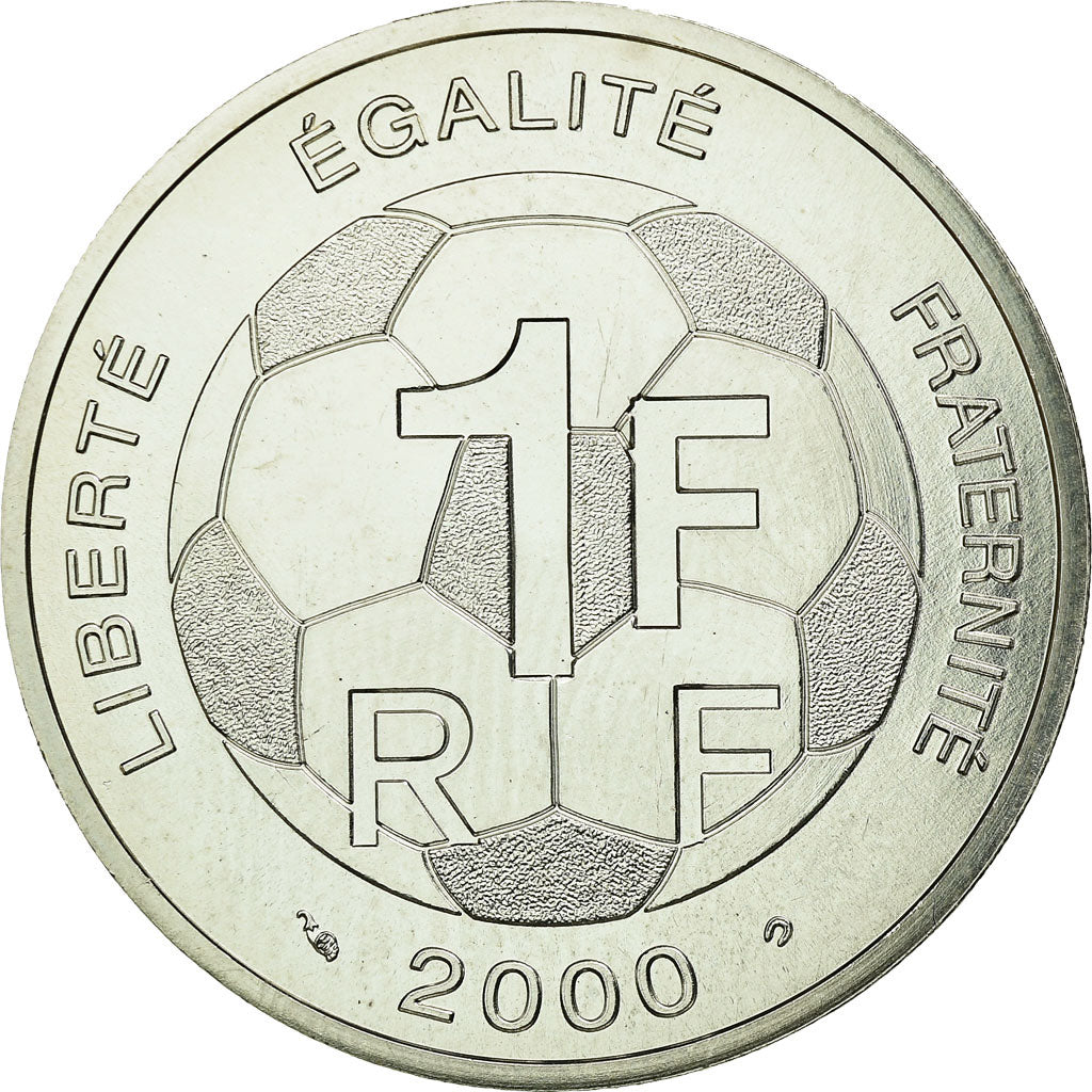 Moneta, Francia, Football - Double victoire, Franc, 2000, Paris, FDC, Argento