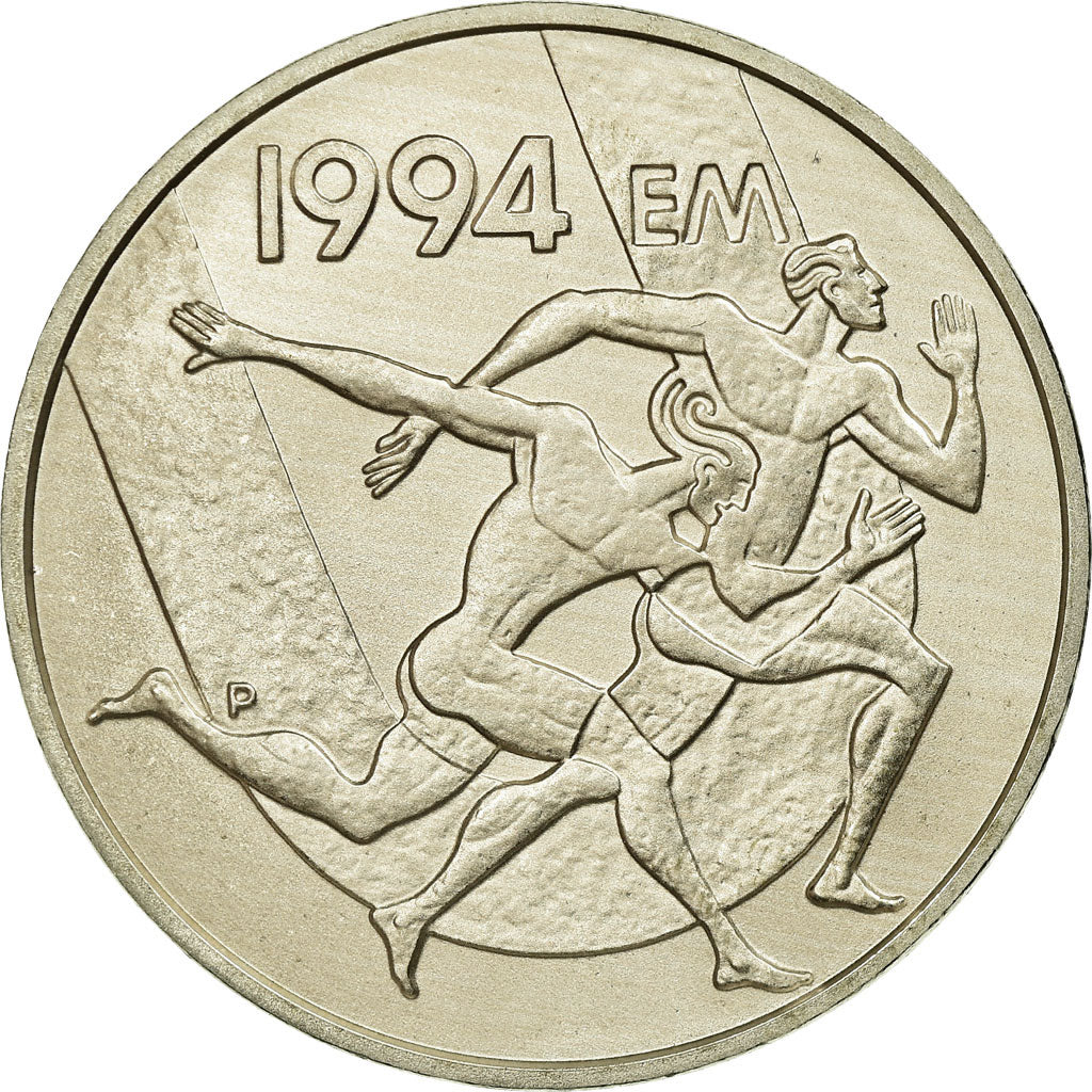 Coin, Finland, 100 Markkaa, 1994, MS(65-70), Silver, KM:78