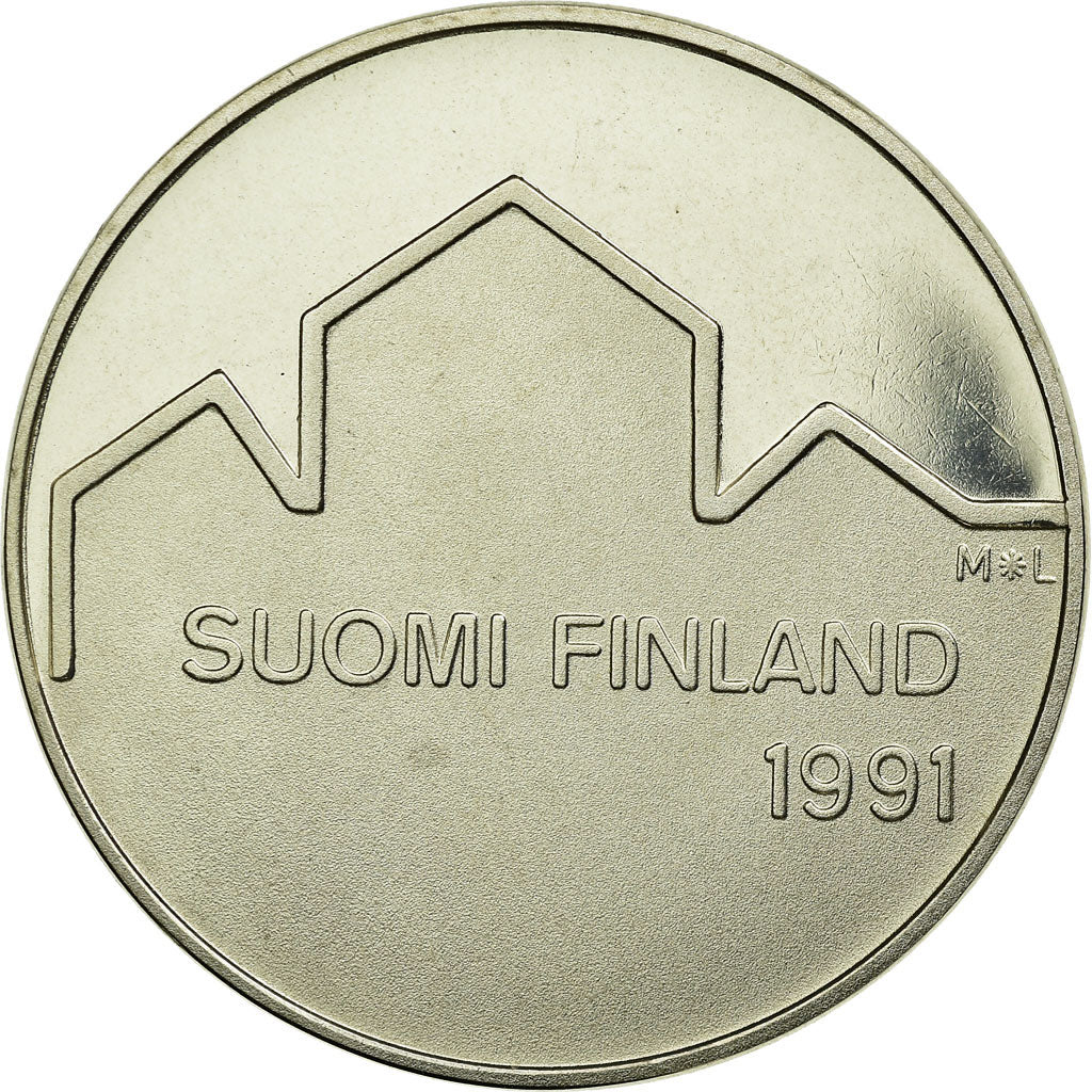 Moneta, Finlandia, 100 Markkaa, 1991, SPL, Argento, KM:69