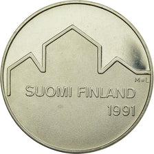Moneta, Finlandia, 100 Markkaa, 1991, SPL, Argento, KM:69