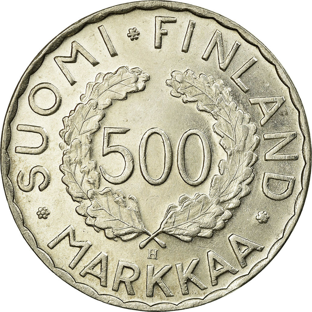 Coin, Finland, 500 Markkaa, 1952, MS(63), Silver, KM:35