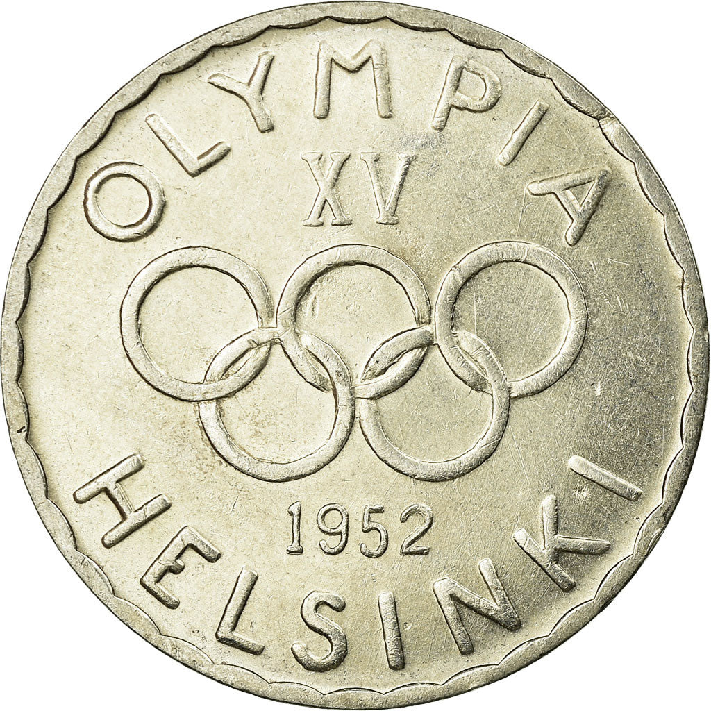 Moneta, Finlandia, 500 Markkaa, 1952, SPL-, Argento, KM:35