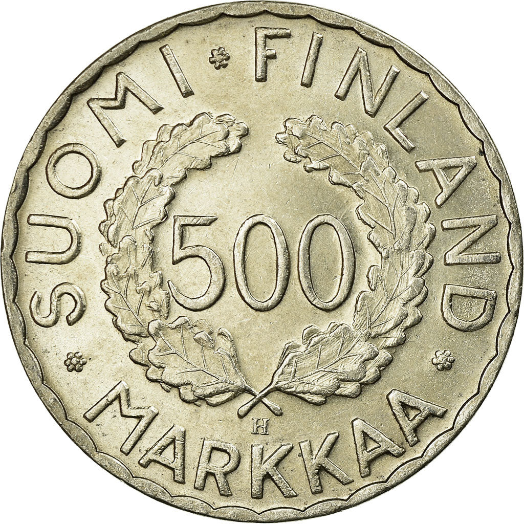 Moneta, Finlandia, 500 Markkaa, 1952, SPL-, Argento, KM:35