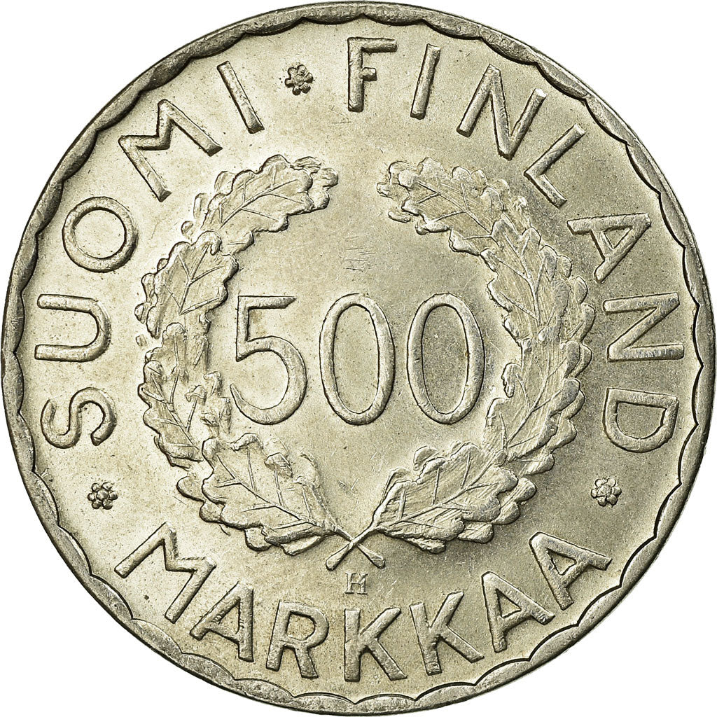 Coin, Finland, 500 Markkaa, 1952, AU(55-58), Silver, KM:35