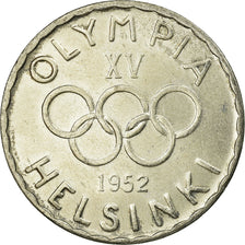 Coin, Finland, 500 Markkaa, 1952, AU(50-53), Silver, KM:35