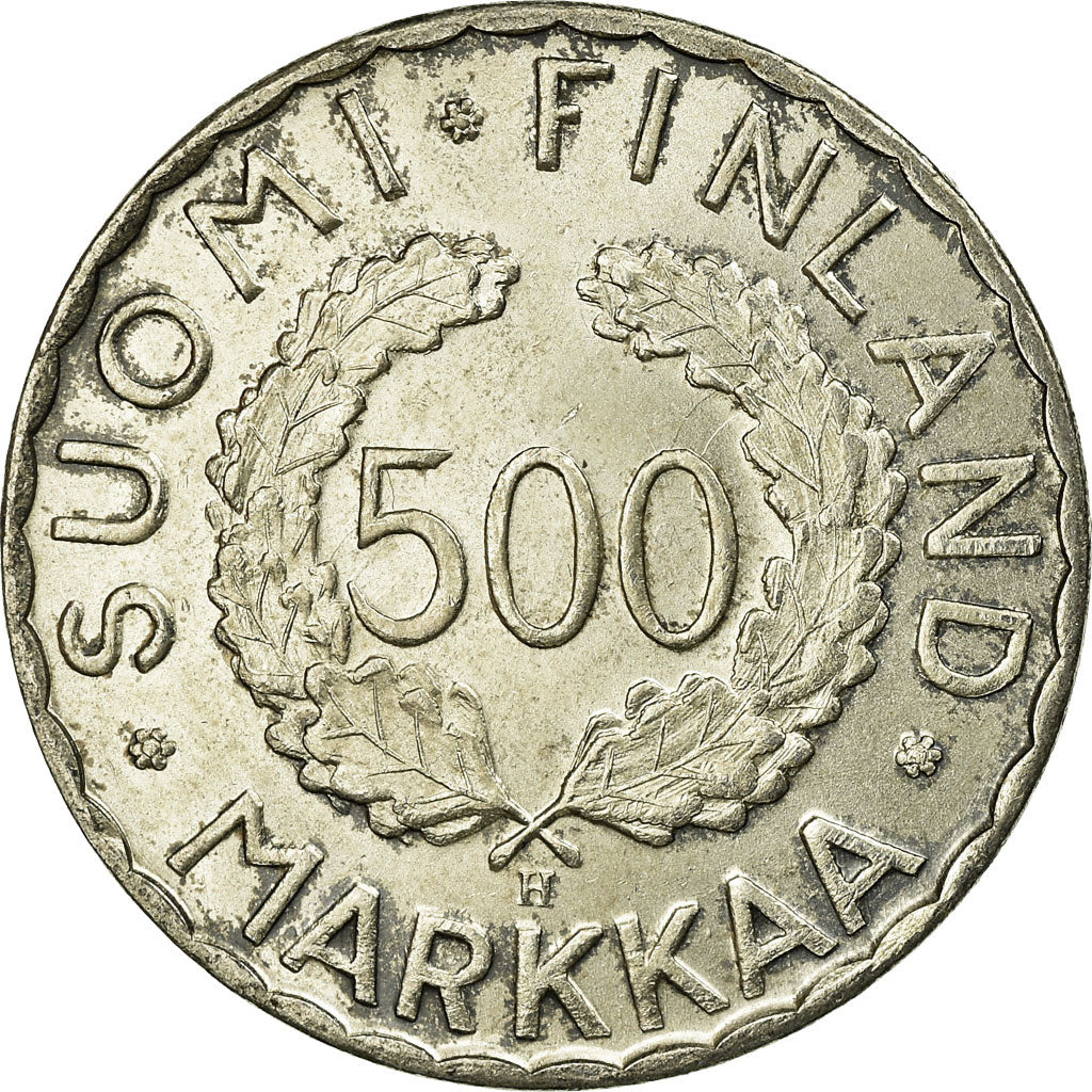 Coin, Finland, 500 Markkaa, 1952, AU(50-53), Silver, KM:35