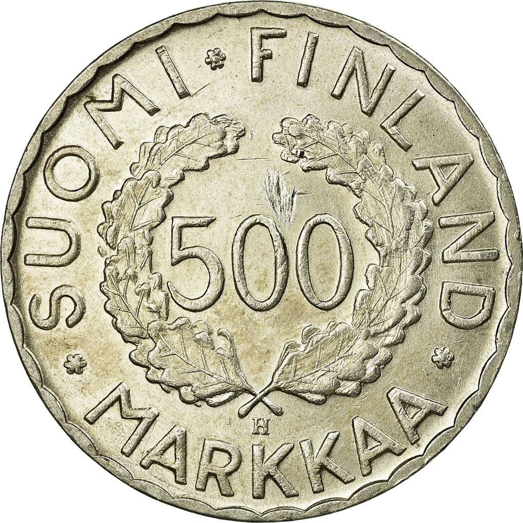 Coin, Finland, 500 Markkaa, 1952, EF(40-45), Silver, KM:35