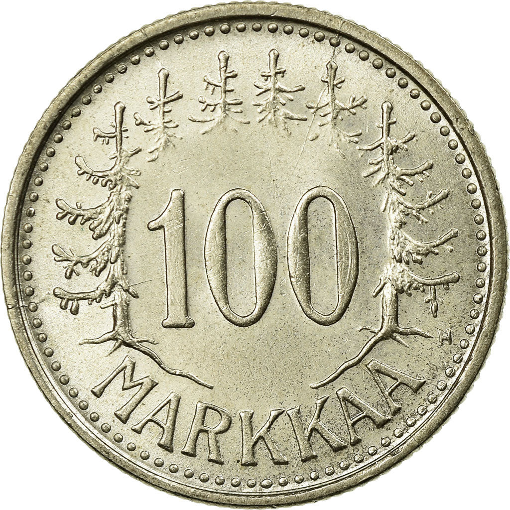 Coin, Finland, 100 Markkaa, 1956, AU(55-58), Silver, KM:41
