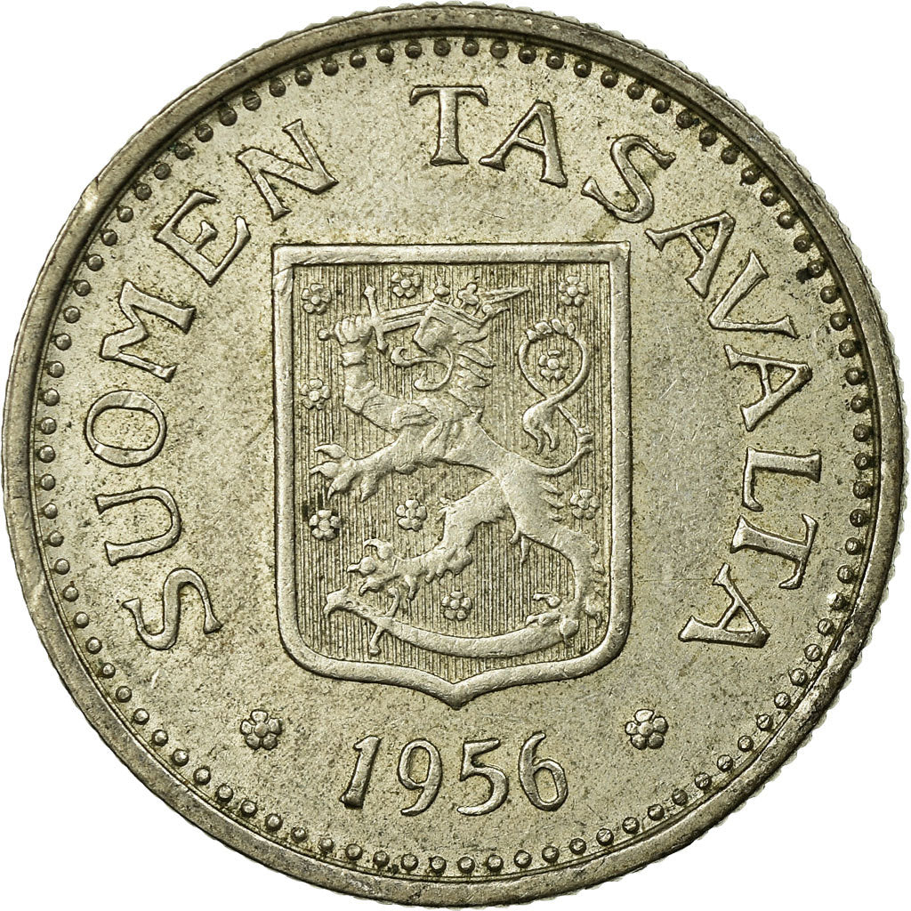 Coin, Finland, 100 Markkaa, 1956, EF(40-45), Silver, KM:41