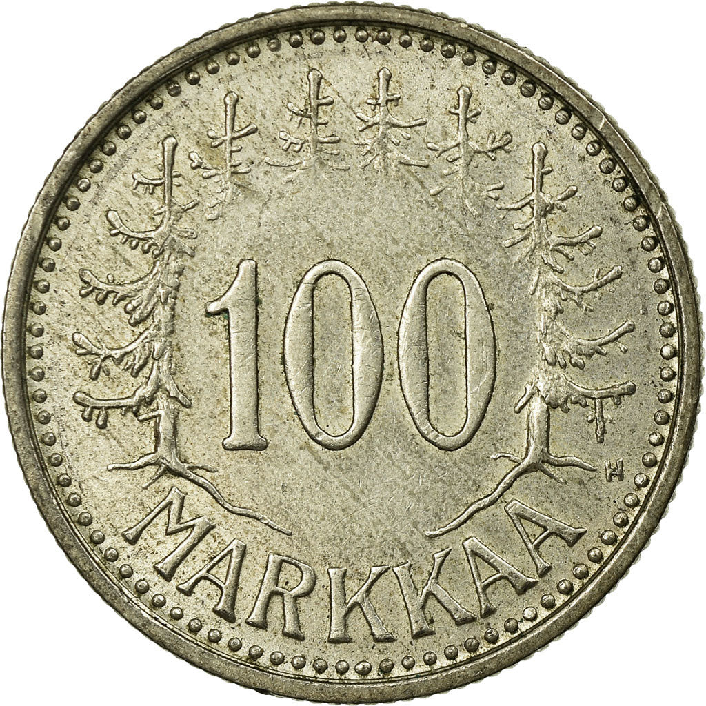 Coin, Finland, 100 Markkaa, 1956, EF(40-45), Silver, KM:41