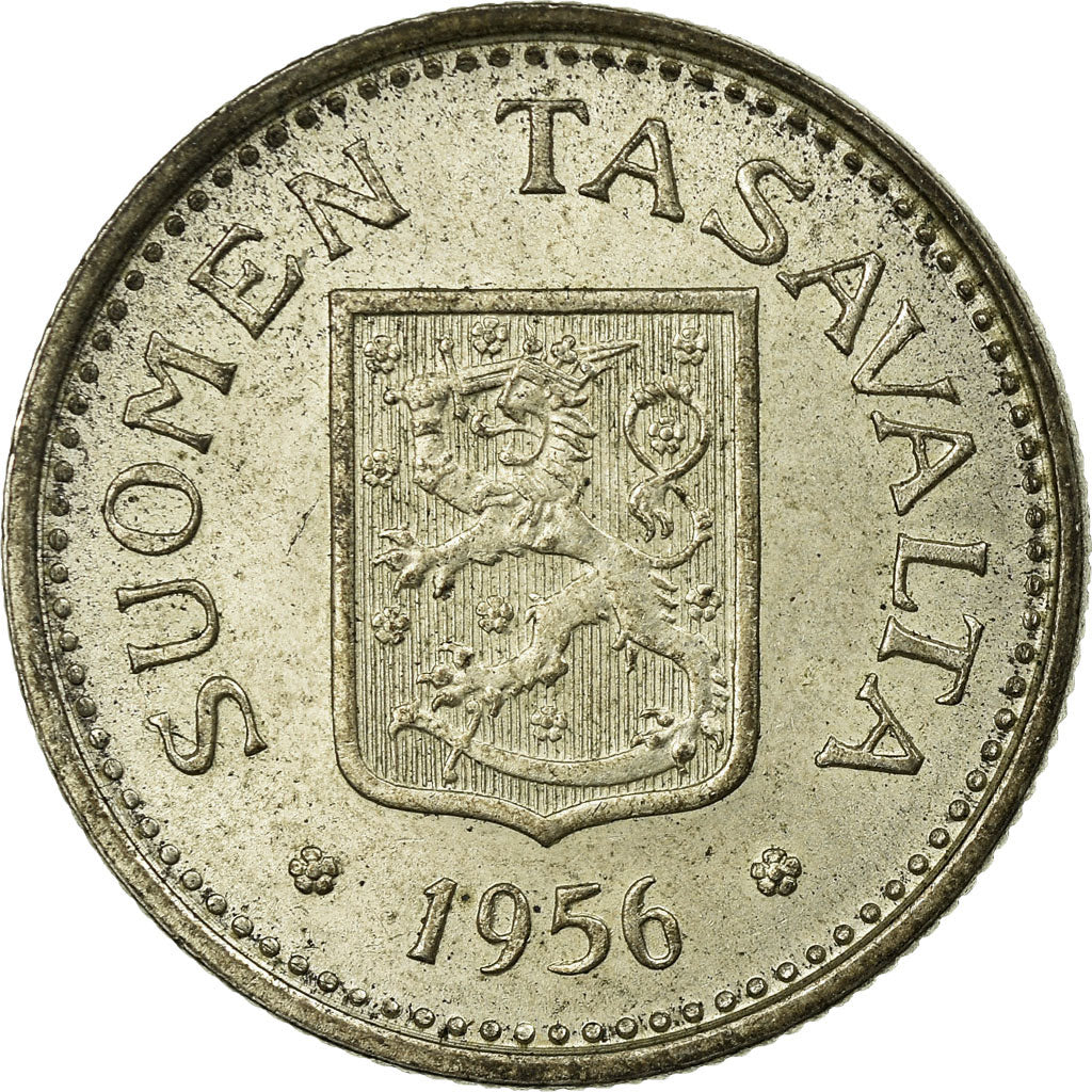 Coin, Finland, 100 Markkaa, 1956, EF(40-45), Silver, KM:41