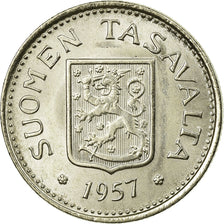 Coin, Finland, 100 Markkaa, 1957, MS(63), Silver, KM:41