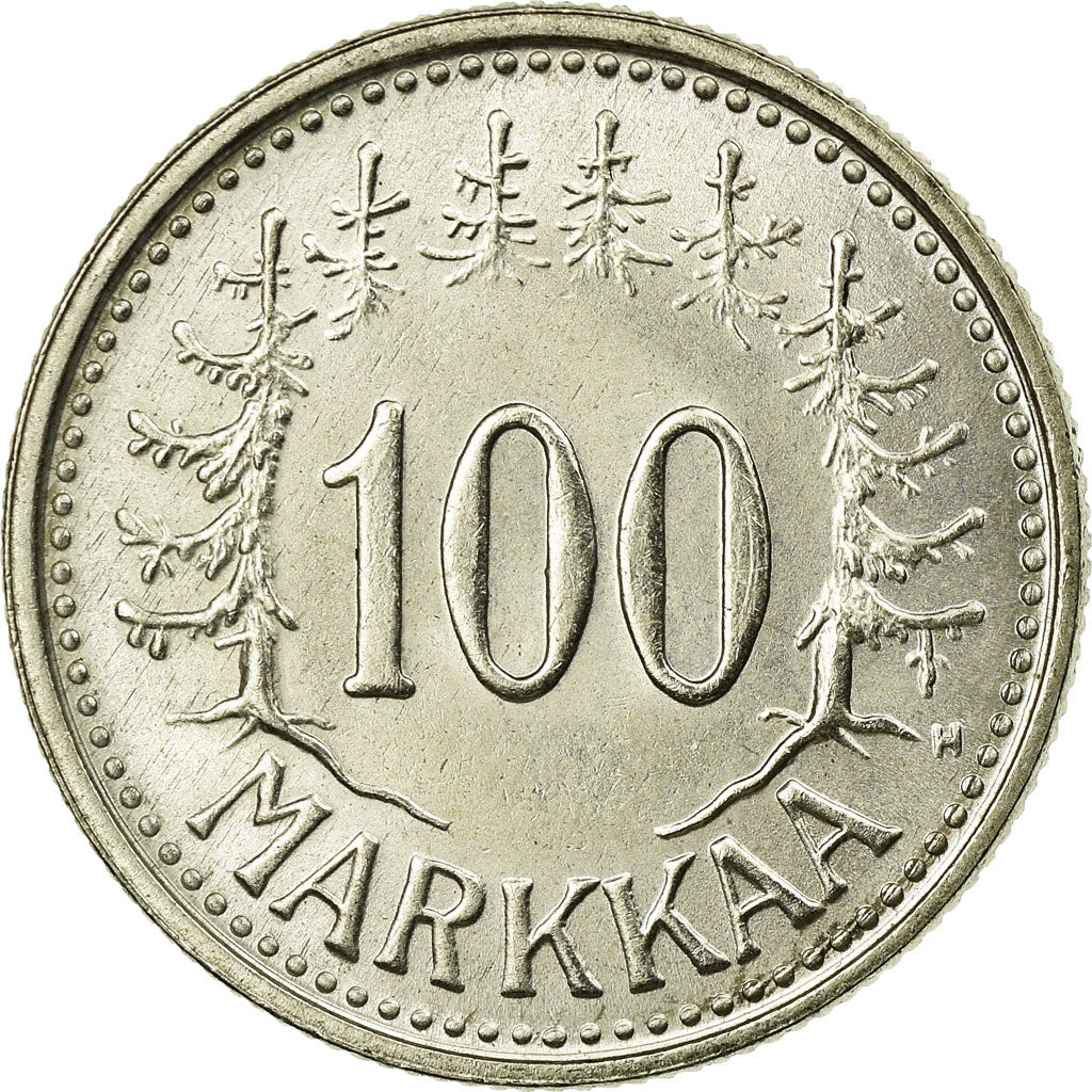 Coin, Finland, 100 Markkaa, 1957, AU(55-58), Silver, KM:41