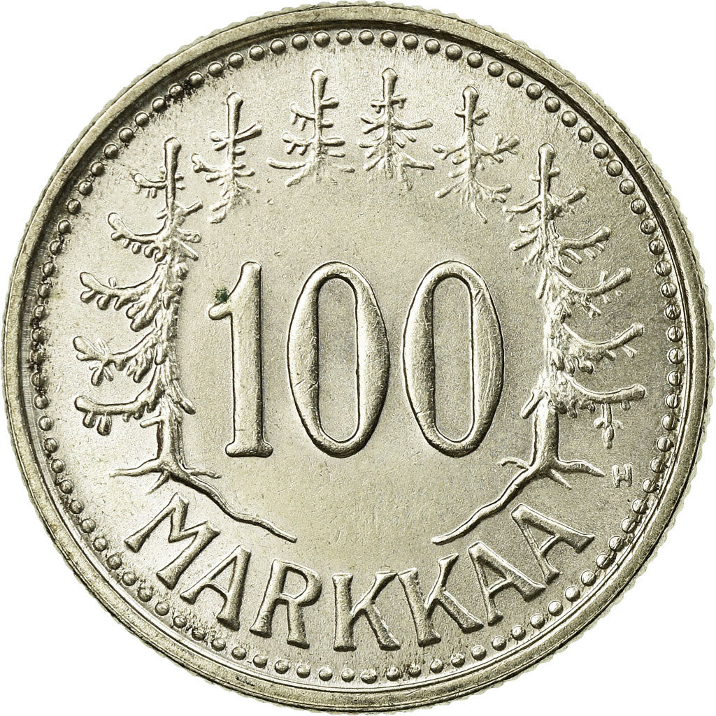 Coin, Finland, 100 Markkaa, 1957, AU(55-58), Silver, KM:41