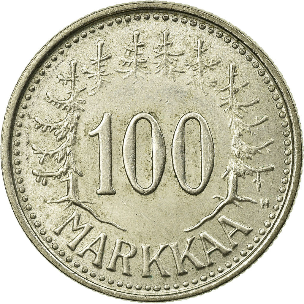 Coin, Finland, 100 Markkaa, 1957, AU(50-53), Silver, KM:41