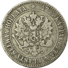 Coin, Finland, Alexander II, 2 Markkaa, 1865, EF(40-45), Silver, KM:7.1