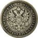 Coin, Finland, Alexander II, Markka, 1865, VF(30-35), Silver, KM:3.1