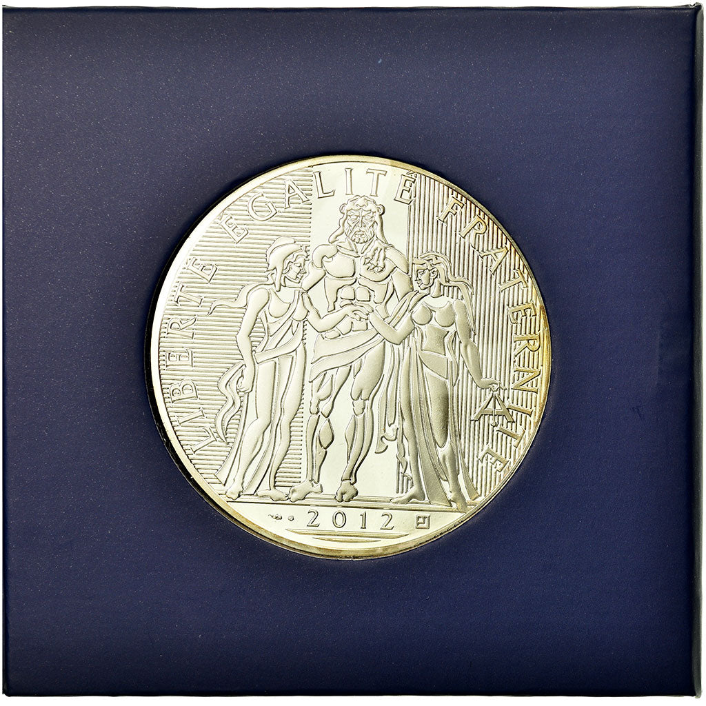 France, 100 Euro, Hercule, 2012, MS(65-70), Silver, KM:1724