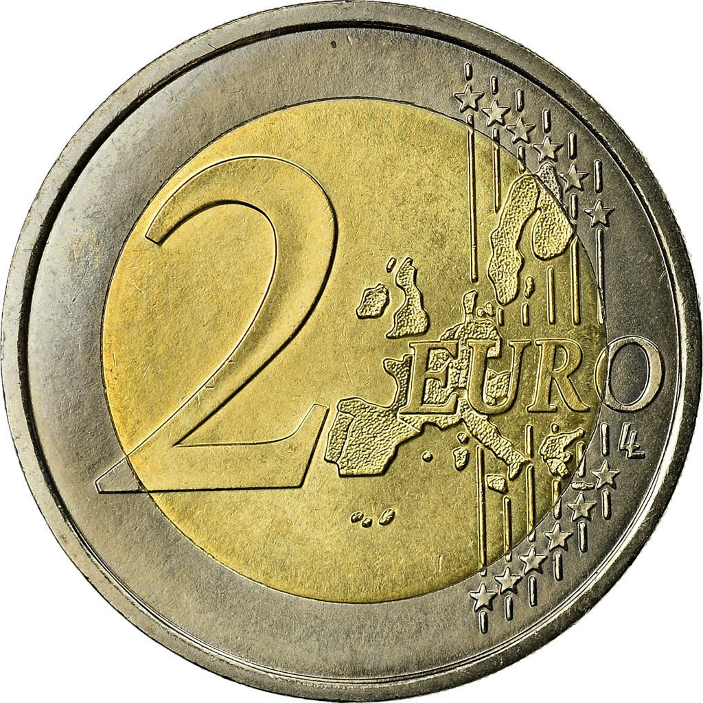 Monaco, 2 Euro, 2001, AU(55-58), Bi-Metallic, KM:174