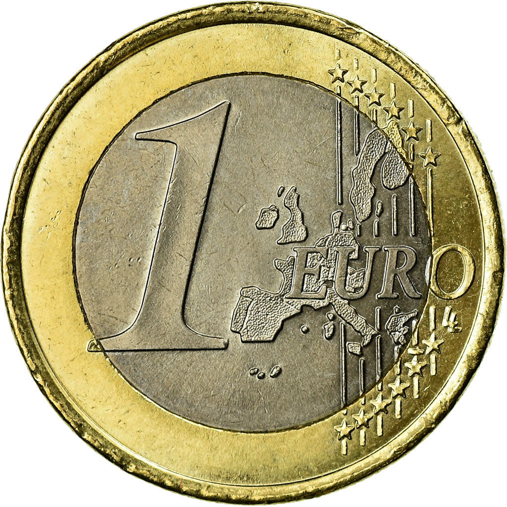 Monaco, Euro, 2001, MS(60-62), Bi-Metallic, KM:173
