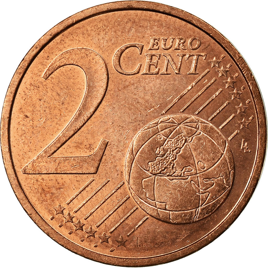 Monaco, 2 Euro Cent, 2001, AU(55-58), Copper Plated Steel, KM:168