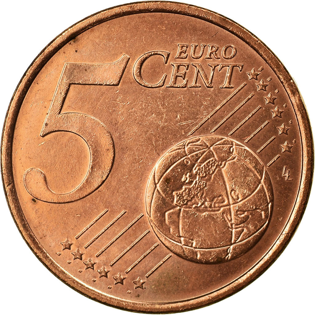Monaco, 5 Euro Cent, 2001, AU(55-58), Copper Plated Steel, KM:169