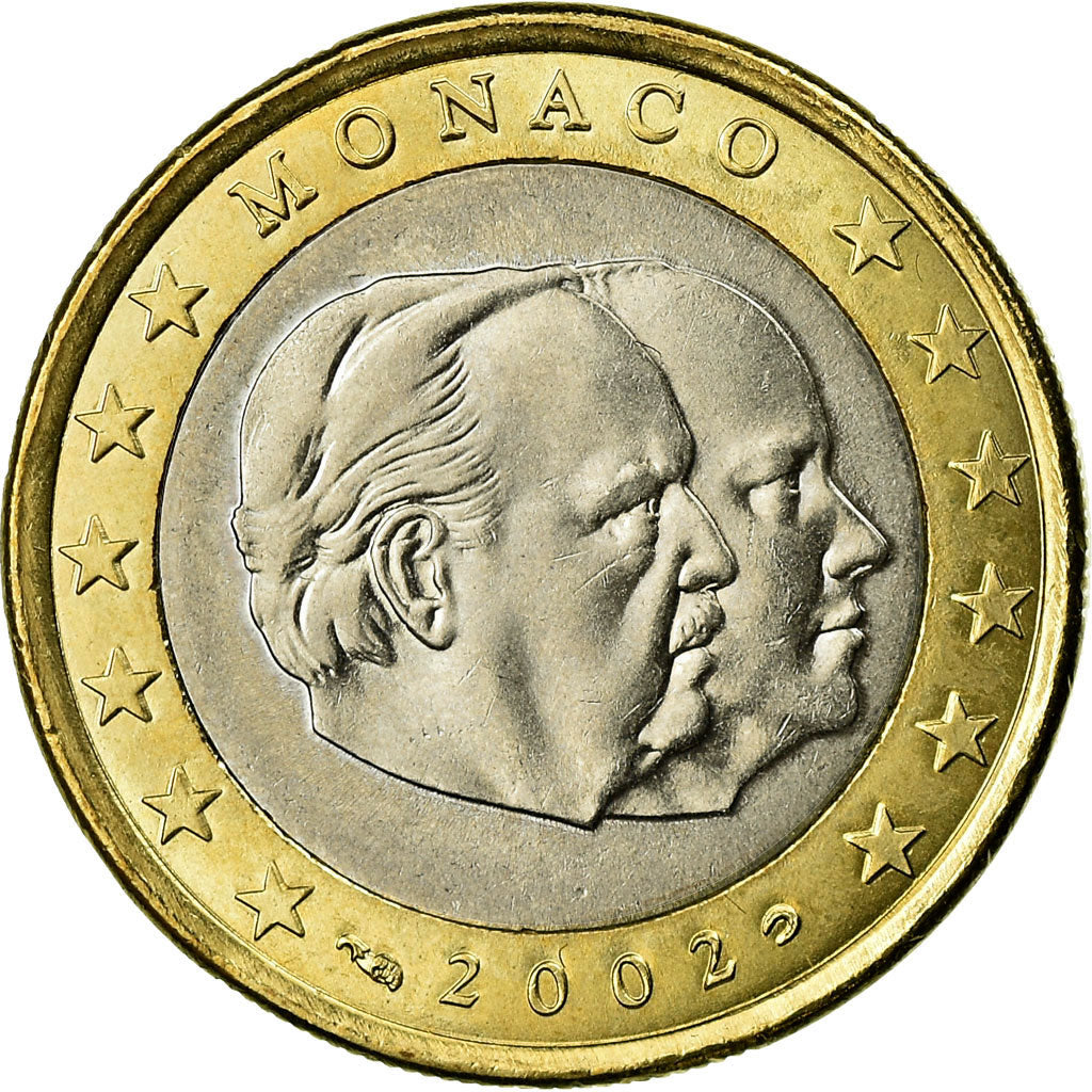 Monaco, Euro, 2002, AU(55-58), Bi-Metallic, KM:173