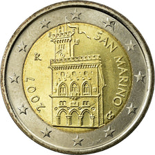 San Marino, 2 Euro, 2007, SUP, Bi-Metallic, KM:447