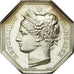 France, Token, Notary, 1877, MS(63), Silver, Lerouge:363