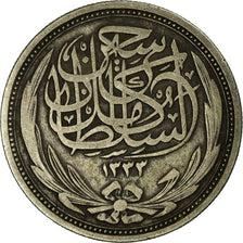Coin, Egypt, Hussein Kamil, 10 Piastres, 1916/AH1335, EF(40-45), Silver, KM:319