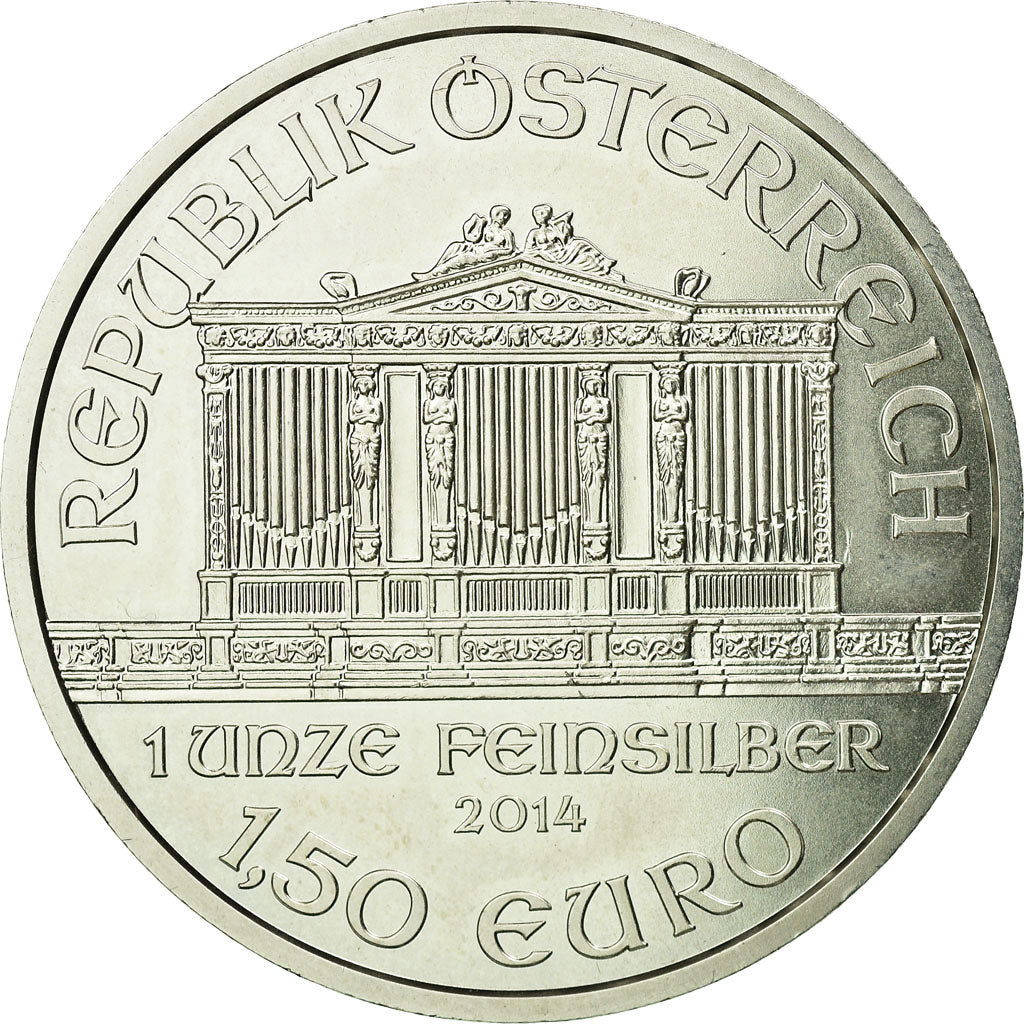 Austria, 1-1/2 Euro, 2014, SC, Plata
