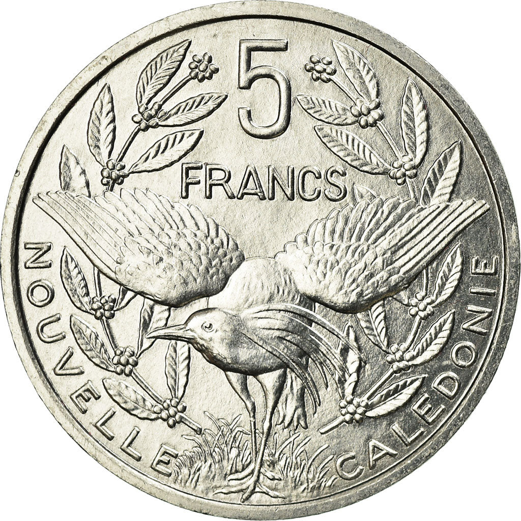 Coin, New Caledonia, 5 Francs, 2013, Paris, MS(63), Aluminum