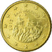 San Marino, 50 Euro Cent, 2012, AU(55-58), Brass