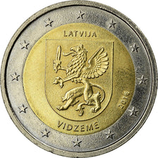 Lettonia, 2 Euro, 2016, SPL-, Bi-metallico