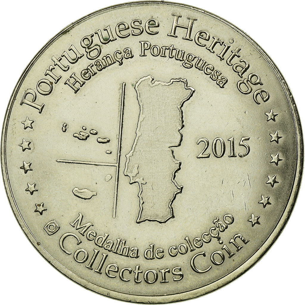 Portugal, Jeton, Dom Alfonso Henriques - 1er roi du Portugal, 2015, SUP