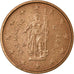 San Marino, 2 Euro Cent, 2004, EF(40-45), Copper Plated Steel, KM:441