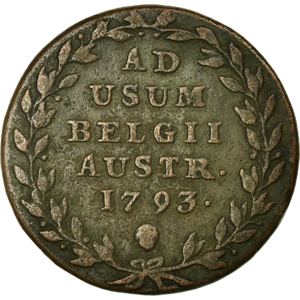 Coin, AUSTRIAN NETHERLANDS, Franz II, 2 Liards, 2 Oorden, 1793, Brussels
